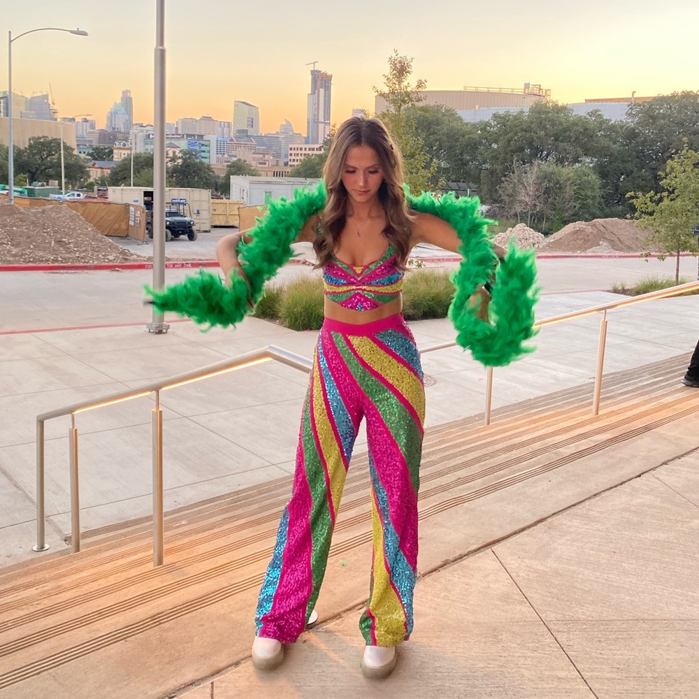 NASTY GAL SEQUIN TWO PIECE SET